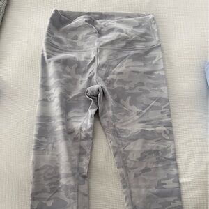 Lululemon Gray/Blue Camouflage Leggings